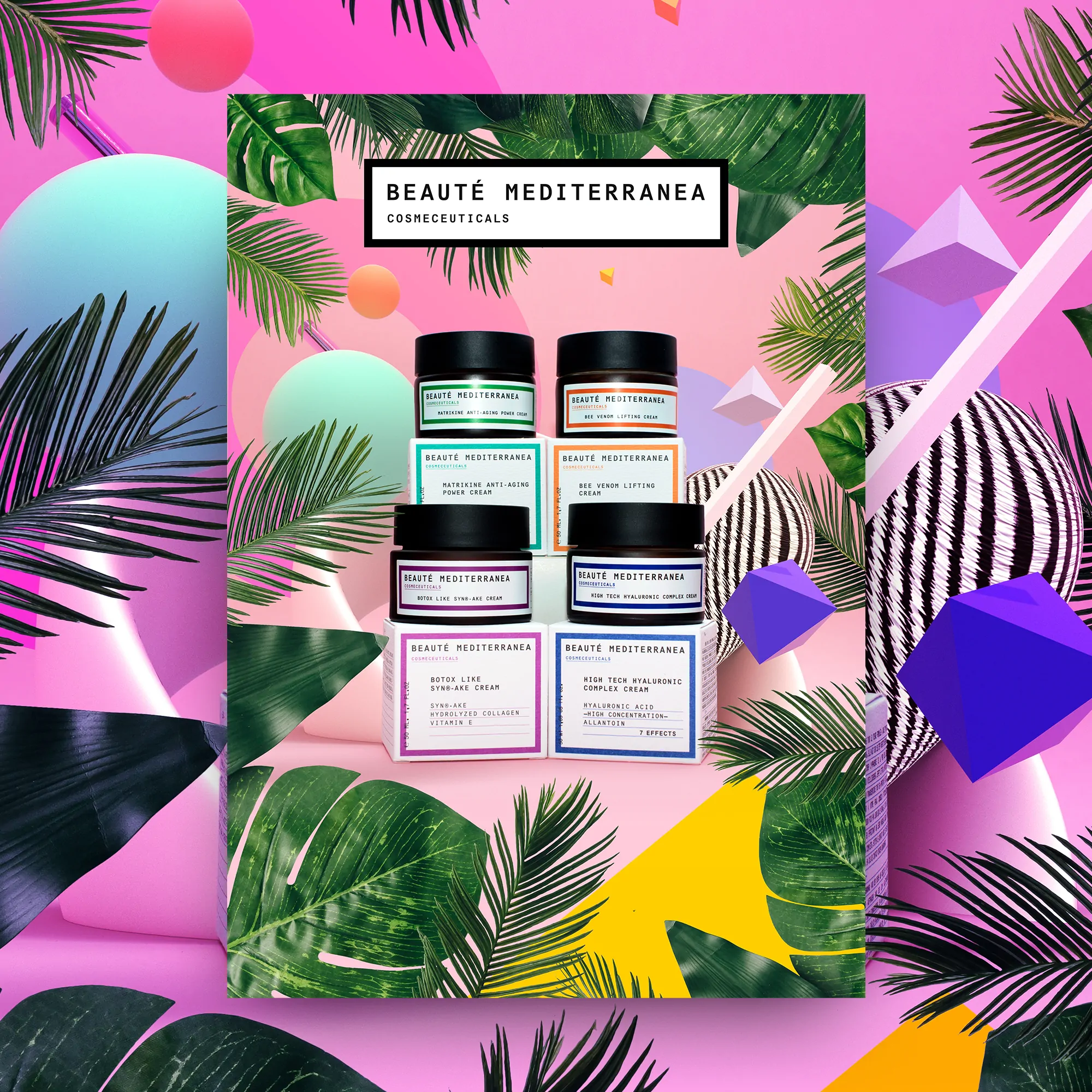 Diseño de póster Beauté Mediterránea