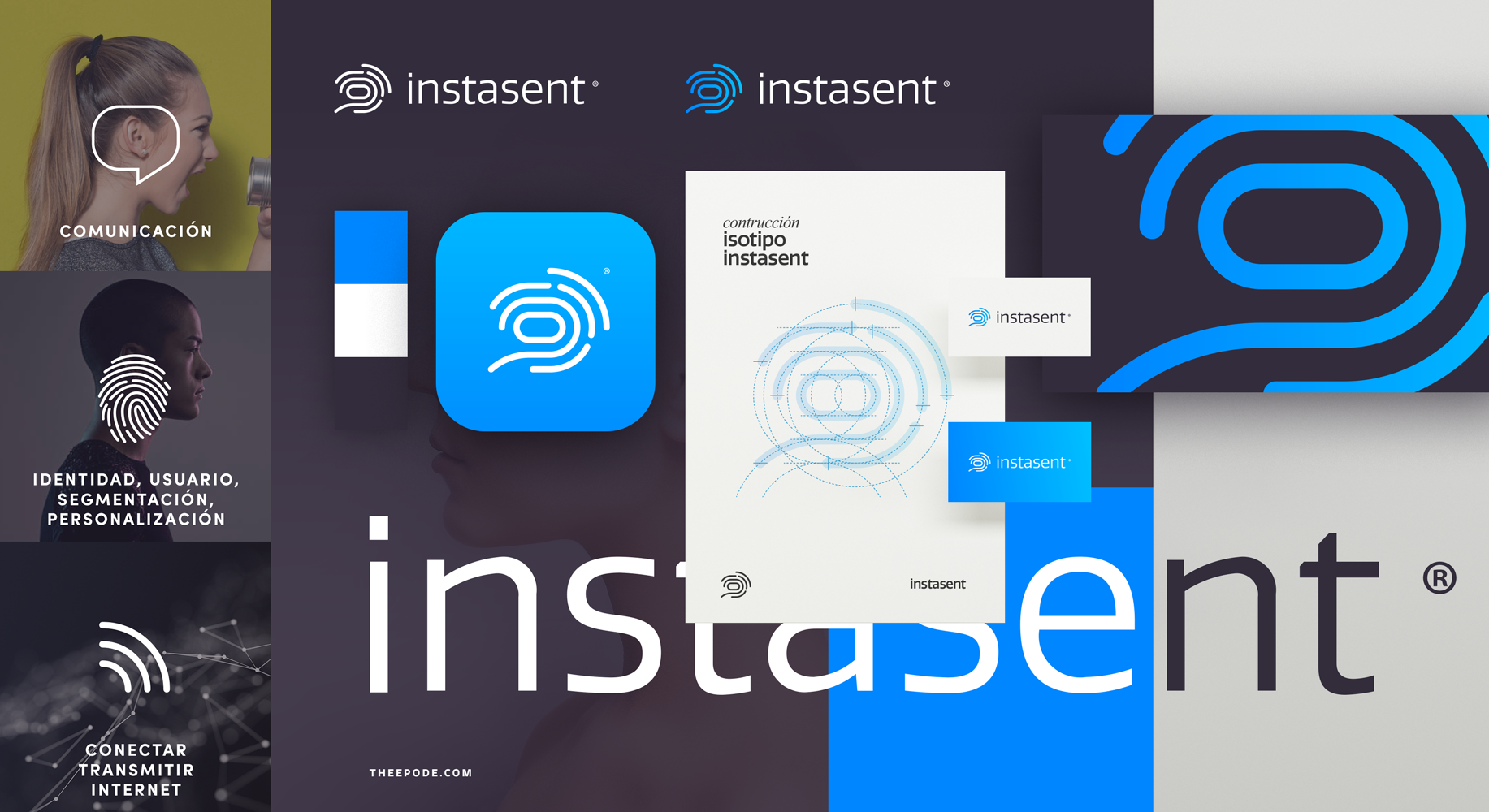 Diseño de logo Instasent