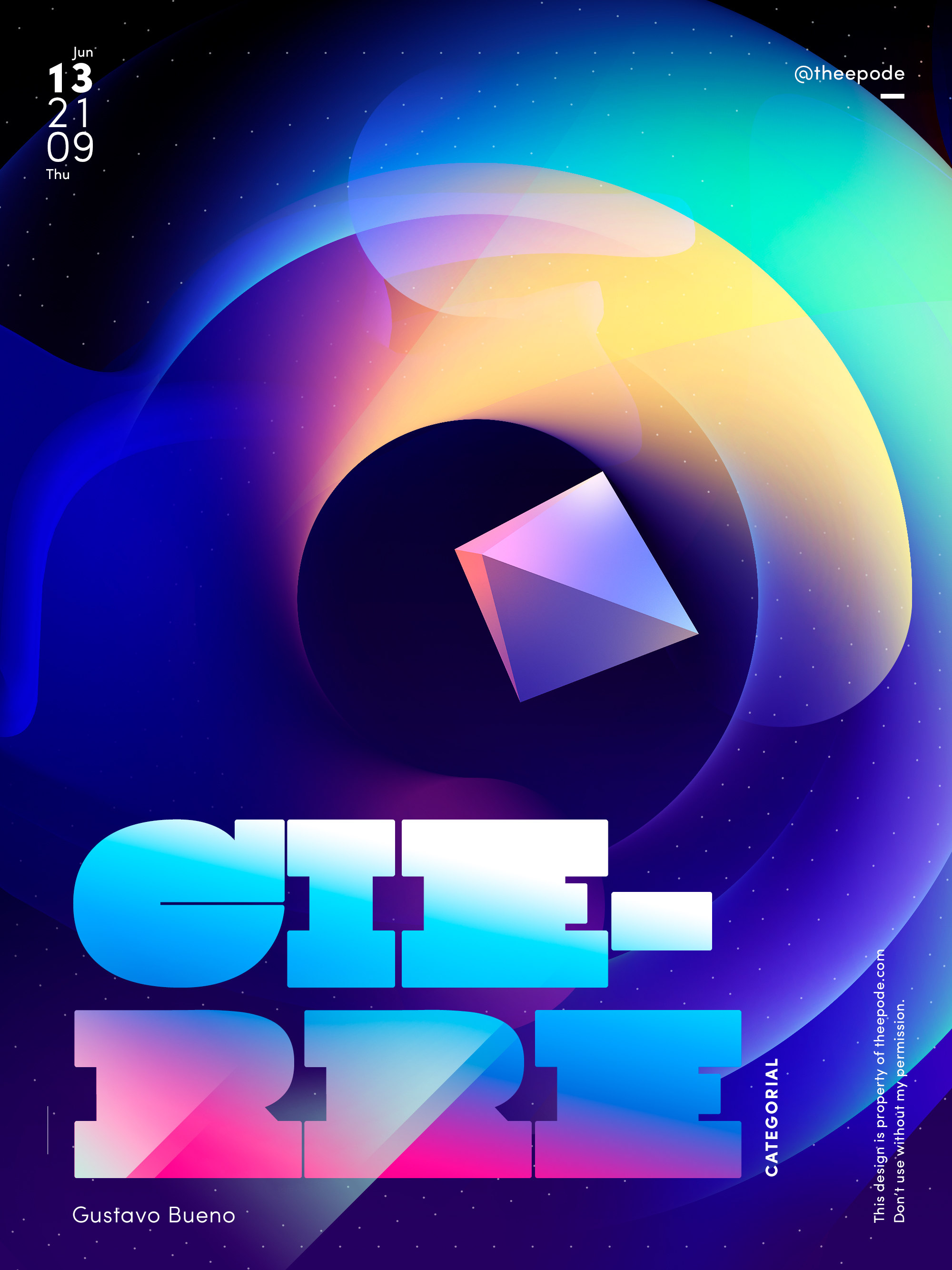 Diseño de póster Gustavo Bueno – Cierre categorial